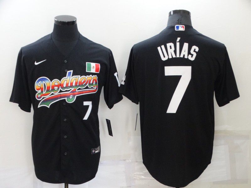 Men Los Angeles Dodgers #7 Urias Black Game Nike 2022 MLB Jerseys->los angeles dodgers->MLB Jersey
